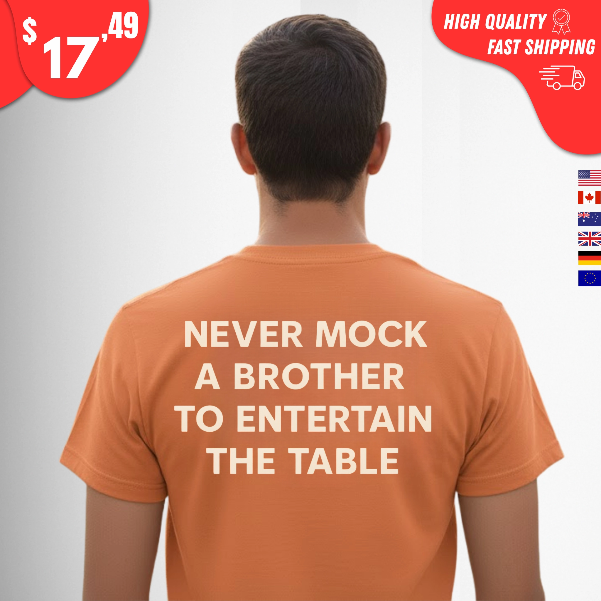 never-mock-a-brother-to-entertain-the-table-shirt Never Mock a Brother to Entertain the Table Shirt