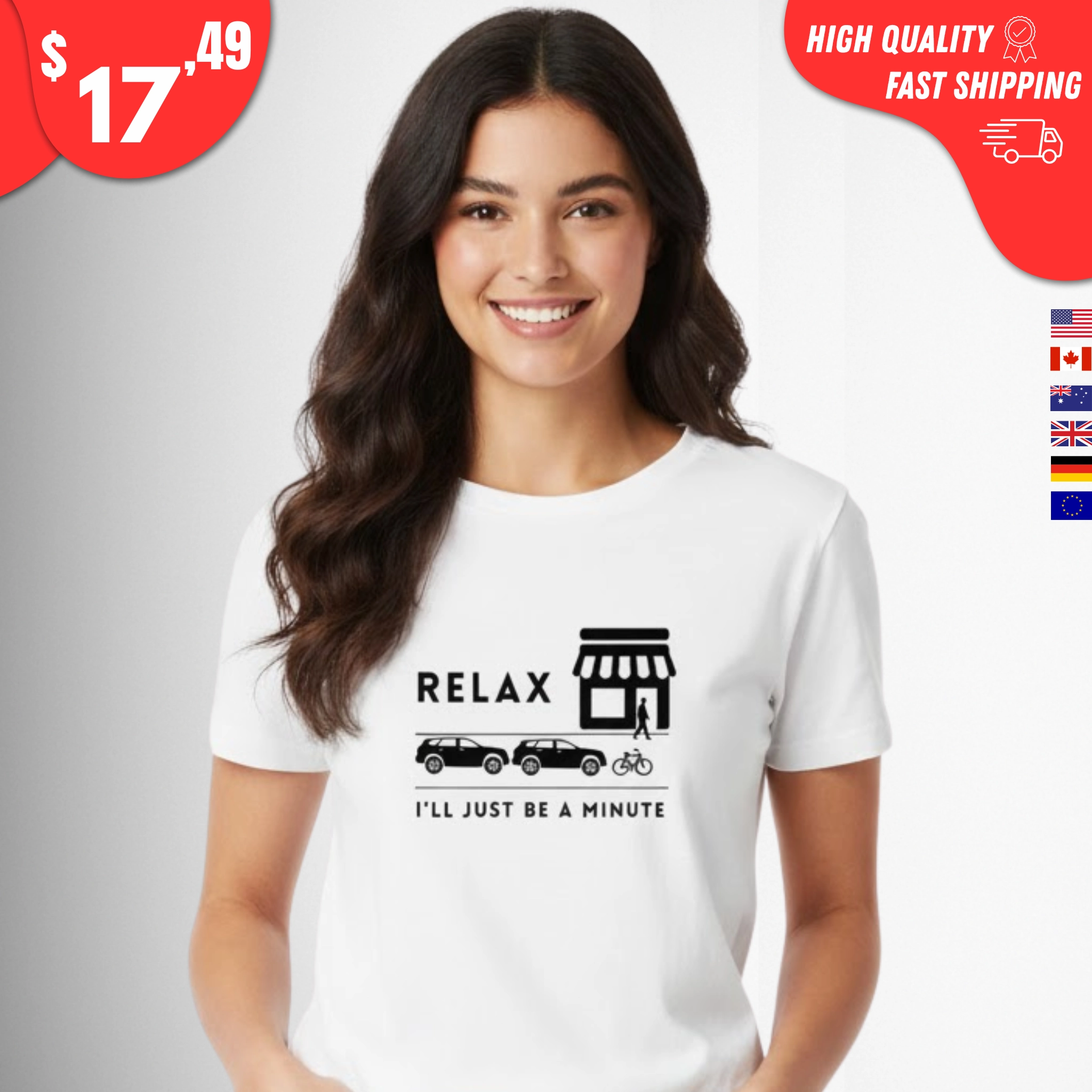 relax-ill-be-a-minute-shirt Relax I'll Be a Minute Shirt
