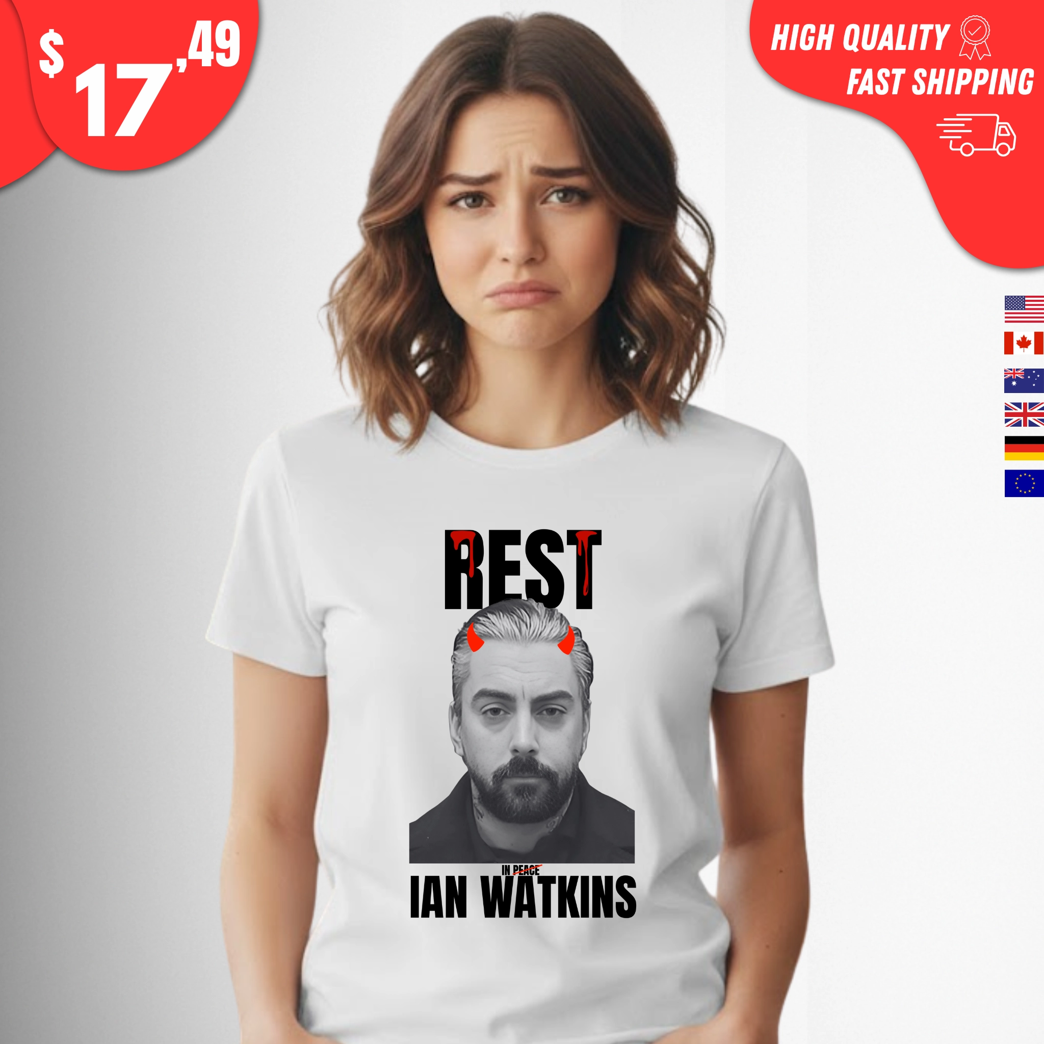 Rip-ian-watkins-shirt Rip Ian Watkins Shirt