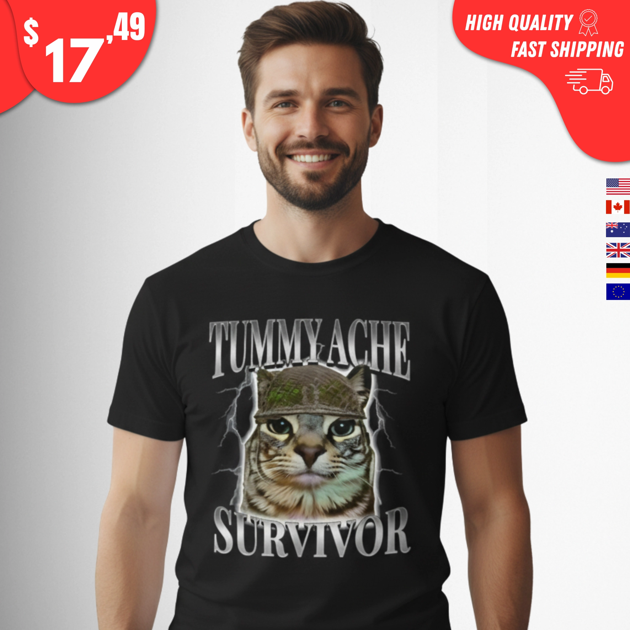 tummy-ache-survivor-shirt Tummuy Ache Survivor Shirt
