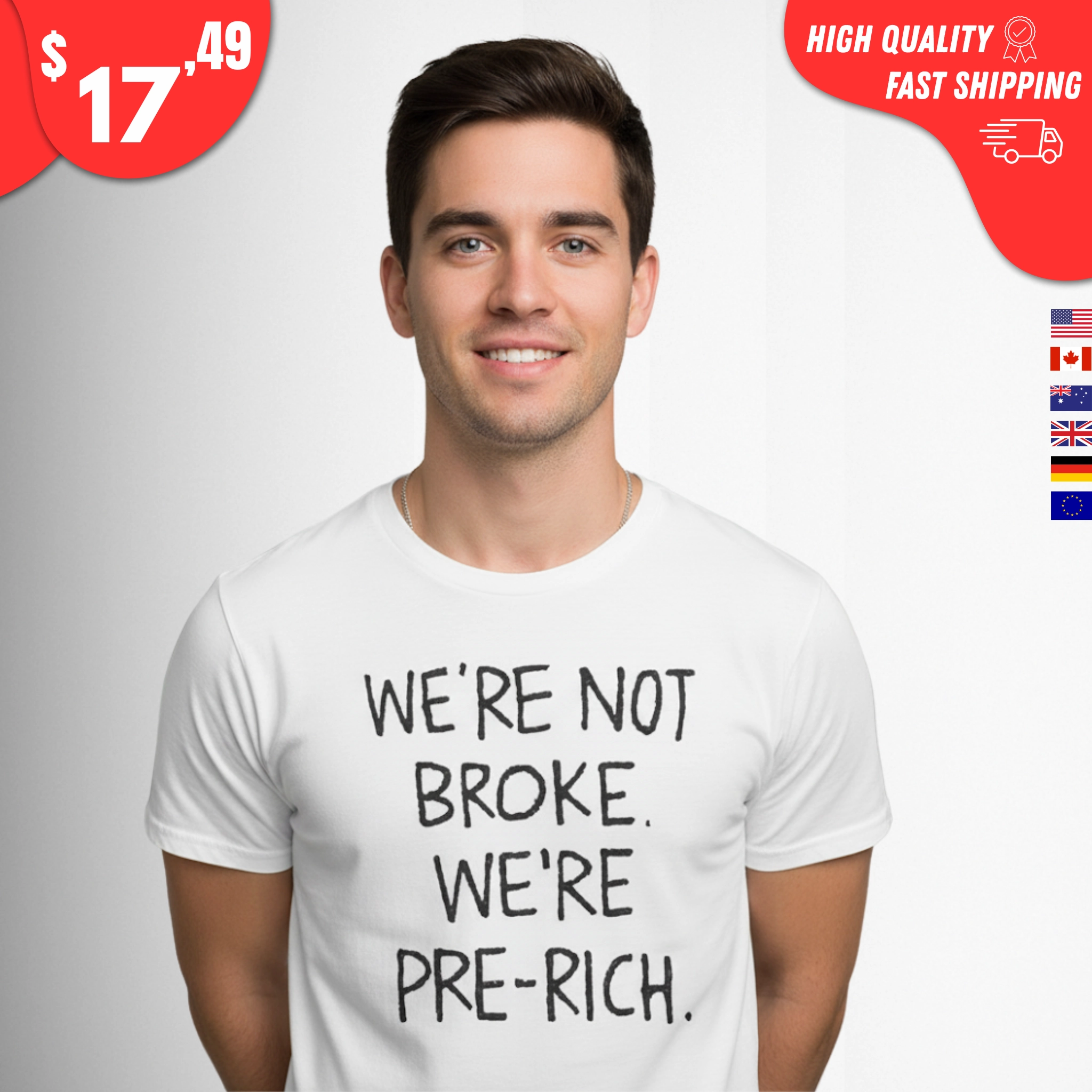 were-not-broke-were-pre-rich-shirt We're Not Broke We're Pre-Rich Shirt