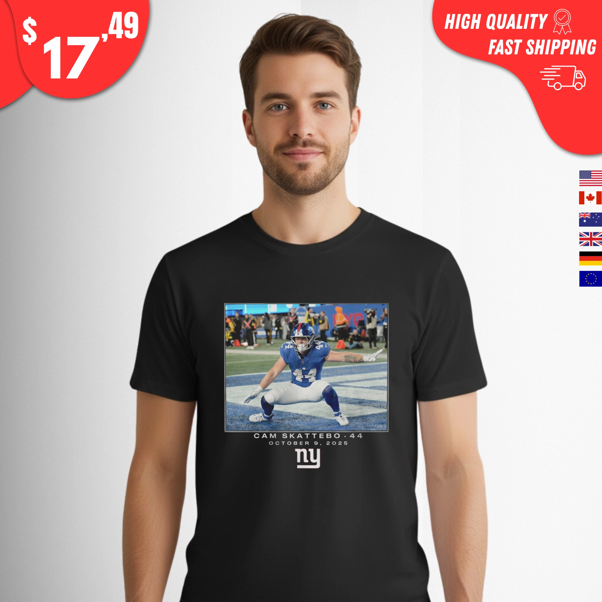 cam-skattebo-celebration-john-michael-shirt Cam Skattebo Celebration vs Chiefs Shirt