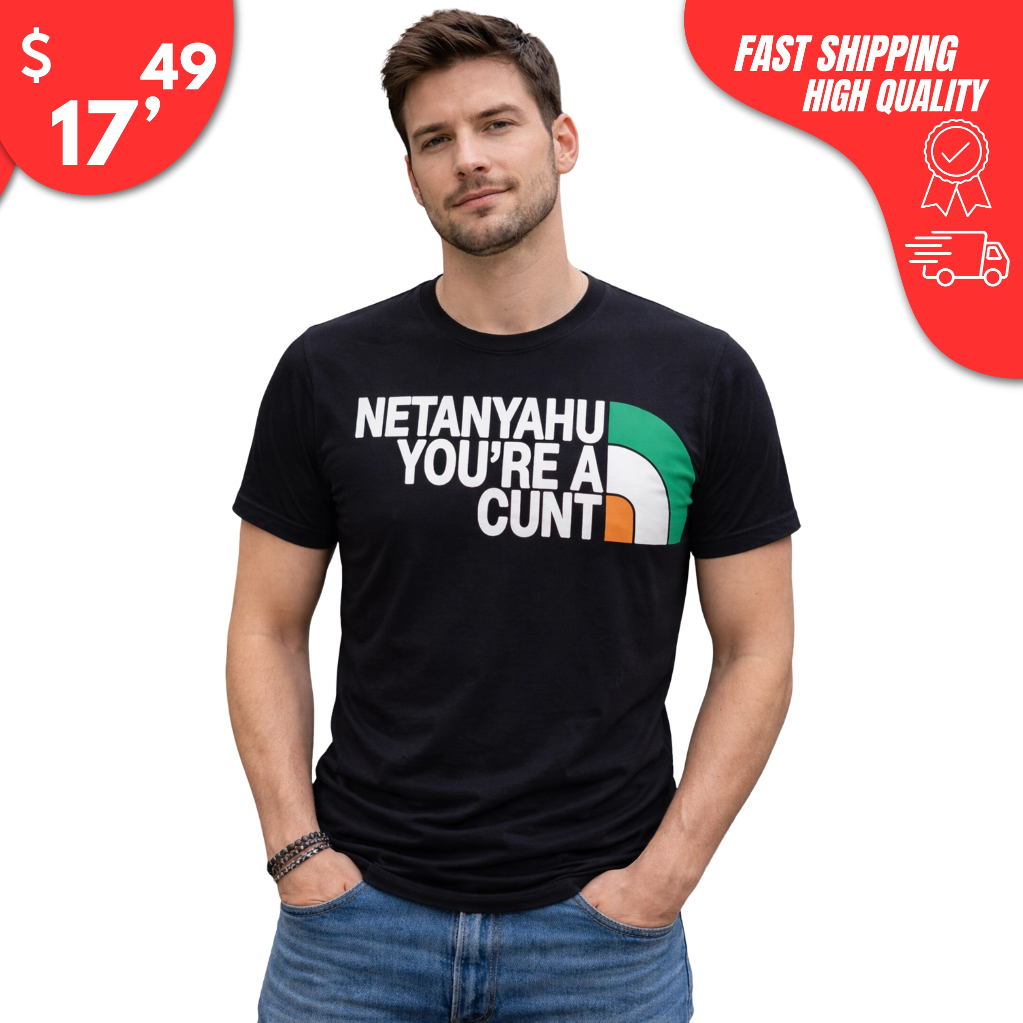 netanyahu-youre-a-cunt-shirt Netanyahu You're a Cunt Shirt