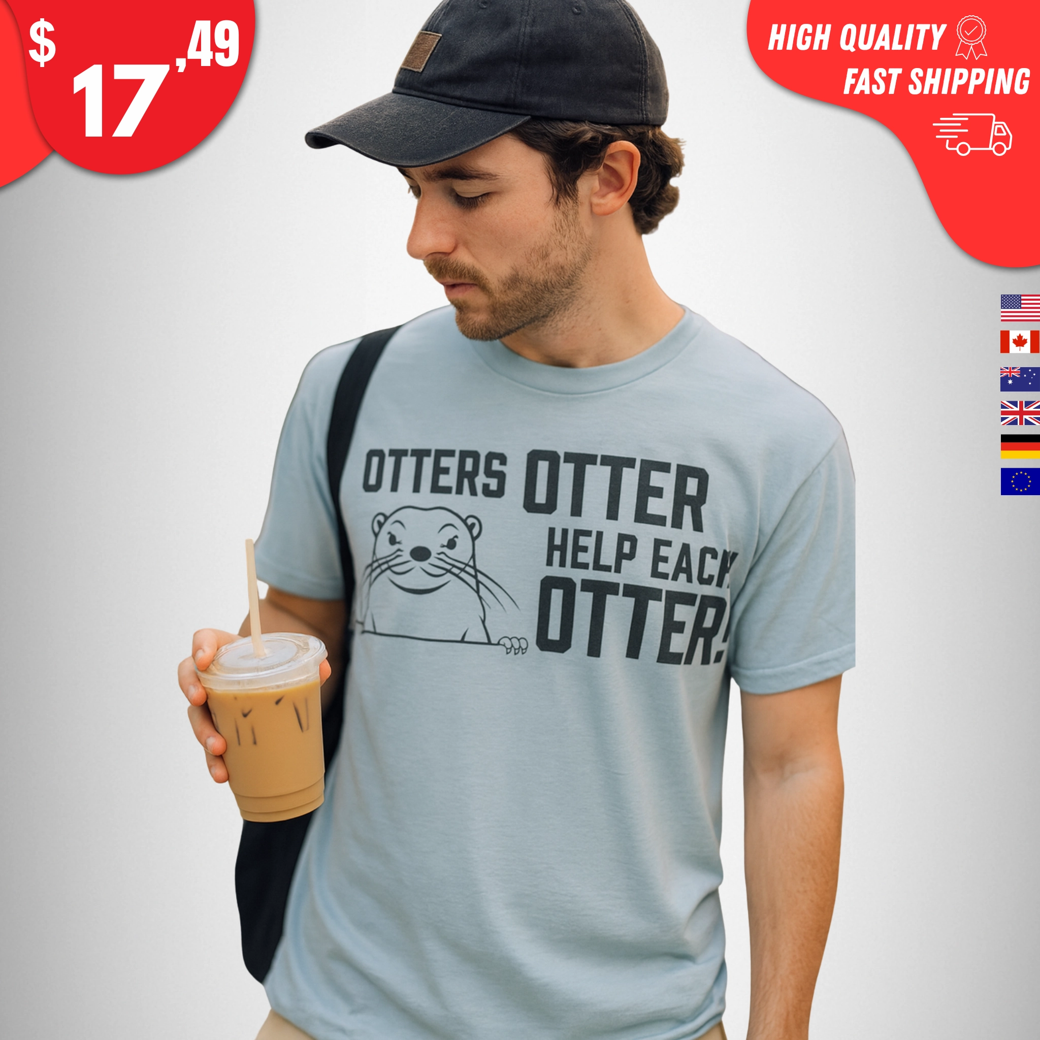 otters-otter-help-each-otter-shirt Otters Otter Help Each Otter Shirt