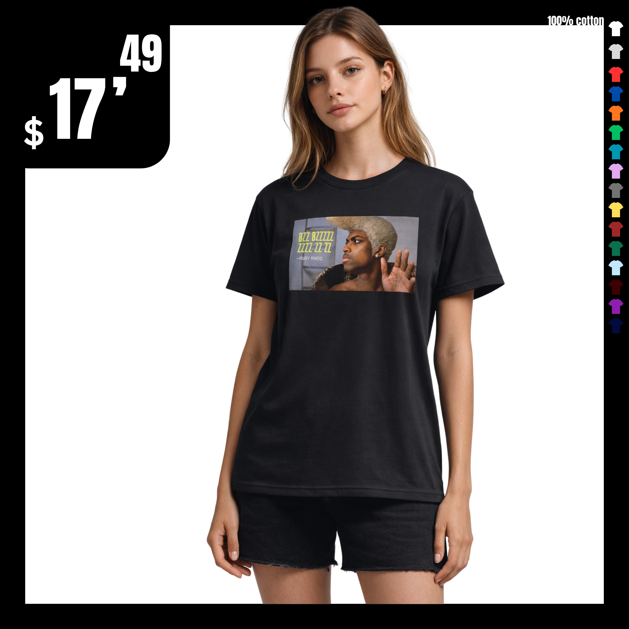 Bzzz-Ruby-Rhod-shirt Bzzz Ruby Rhod Shirt